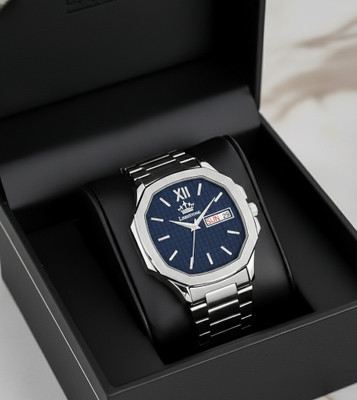 LIMESTONE OTUS Limited Day and Date Functioning Series Square Dial Blue Boys Watch with Quartz Mechanism Analog Watch  - For Men