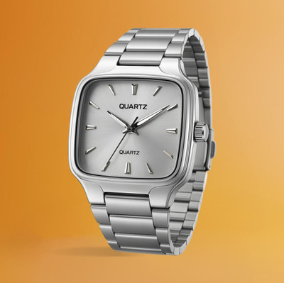 OLLTHETHINGS Trending Silver chain Modern & Trending Analog Watch  - For Men