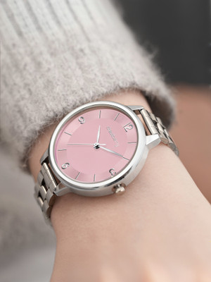 Dressberry DB-022-Pink Big Dial Analog Watch  - For Women