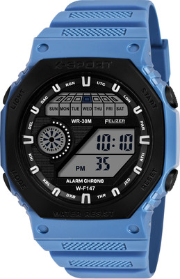 Felizer Sports Watch 147 Blue Digital Watch  - For Men