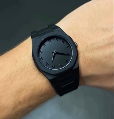 SPARKPLUG Men ultralight black watch 'Arabic Dial Polycarbonate Ultra-Light Analog Watch Pack of 01 Analog Watch  - For Men