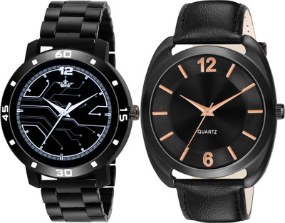 Naavli LR113_Combo_LR75 Analog Watch  - For Men & Women