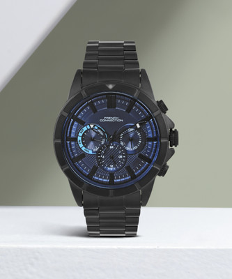 French Connection Sunray Dial Turbo Analog Watch  - For Men