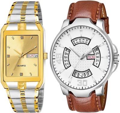 Caihong TT-Gold-BRN-22 Analog Watch  - For Men