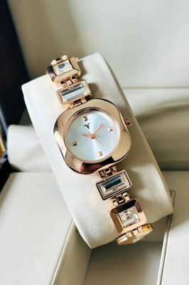 KNOWZ GD288 Sqaure Diamond Analog Watch  - For Women