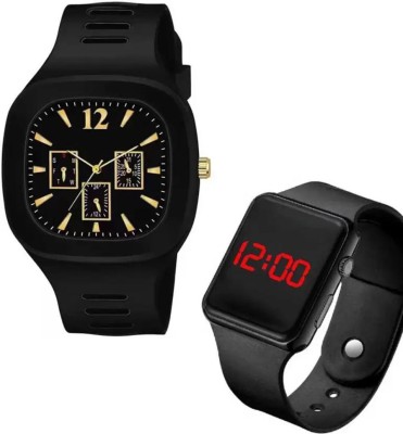 foreigner fog24049dd Combo Two Watch New Fabulous Best Stylish Different Attractive Young Looking Analog-Digital Watch  - For Boys & Girls