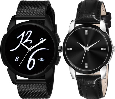 TVILLA Black Professional Look MZ-LR61 Analog Watch  - For Men & Women