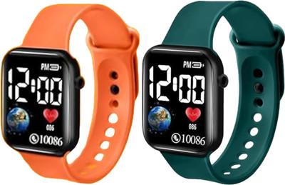 KIMY Kids' sports watch: good quality silicone LED digital display The most recent and cutting-edge design for a black LED display. Digital Watch  - For Boys & Girls