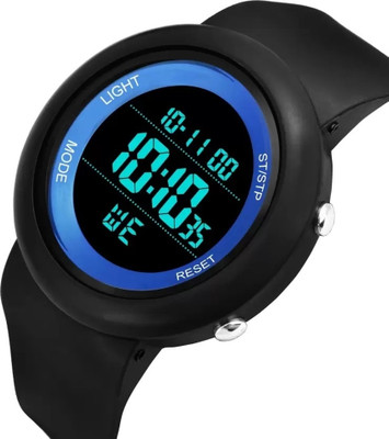 TAIFUN Abibas Round Blue New GeneratFull Black LED Display Top Latest Design In Market Digital Watch  - For Boys