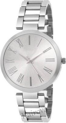 kairova KRW010_MA-BRTXsilver Midnight Charm Elegant Silver Dial Stainless Steel Analog Watch  - For Women