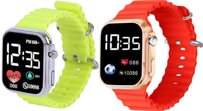 Fash Digital Waterproof LED Display Kids Watch for Boys & Girls Unisex Sport Digital Watch For Men - Women & Children Digital Watch  - For Boys & Girls