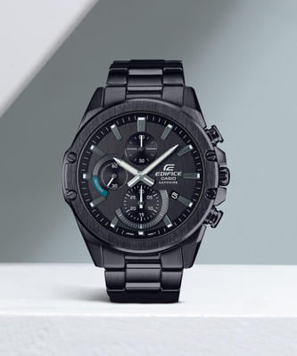 CASIO EFR-S567DC-1AVUDF Edifice EFR-S567DC-1AVUDF Black Dial Black Stainless Steel Band Analog Watch  - For Men