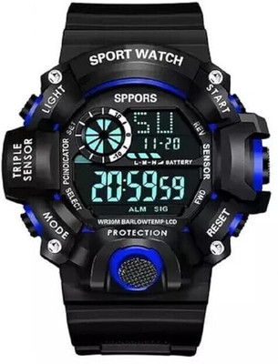 Glowme Digital Sports Date and time with Alarm mens Sports Digital Watch  - For Men