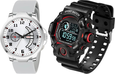exactor Premium Stylish Casual & Formal Wear Watch Analog-Digital Watch  - For Men