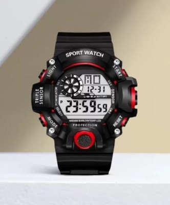 FADISO Sports Multi-Functional Black Silicone Strap Digital watch for Boys Digital Watch  - For Men