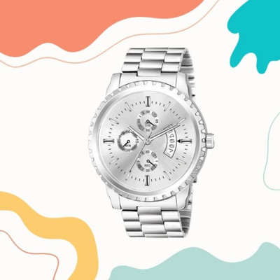 house of common Exclusive New Trendy Chronograph Watch with Chain Belt Analog Watch  - For Men