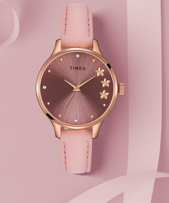 TIMEX Pink Dial Analog Watch  - For Women