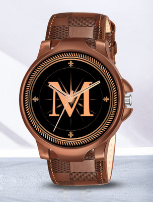 FEMEO ALPHA-M-3K-BRW-CHL-1 Alpha Heritage Collection M Brown Strap Watch for Man & Boys Analog Watch  - For Men