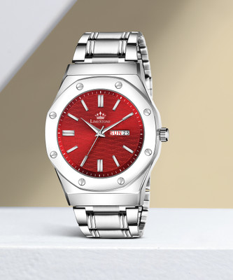 LIMESTONE Day and Date Display Screw Ring AP Design Quartz Analog Watch  - For Men