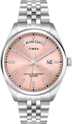 TIMEX TWEG27101 TIMEX TREND Pink Round Dial Analog Watch  - For Men