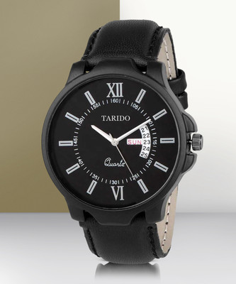 house of common 3104SL01 day date All Black Day & Date Functioning Long Life Black Plated Analog Watch  - For Men
