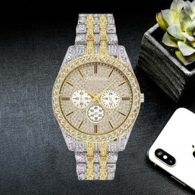 SHIVTRADRE Fashion Men's Gold & Silver Watch Analog Watch  - For Men