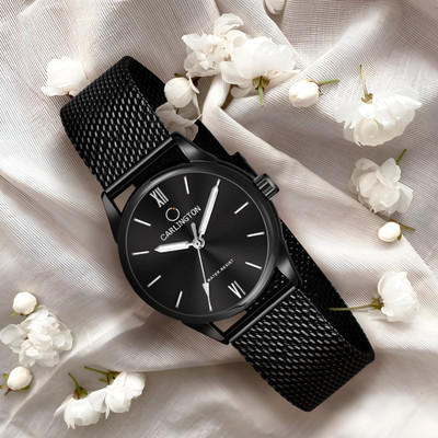 Carlington CT2008 Carlington Elite Ladies With Self Adjustable Mesh Strap And Water Resistant Analog Watch  - For Women