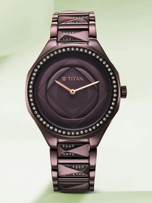 Titan Purple Glitz Ph2 Purple Glitz Analog Watch  - For Women