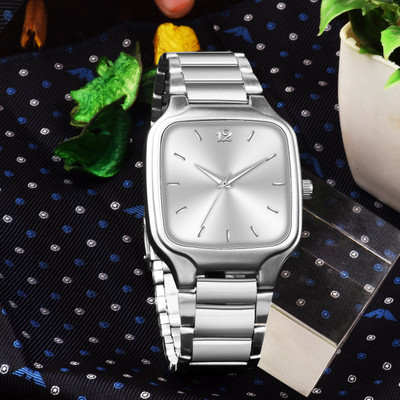 SUBERA Silver sqaure ethnic dial Silver sqaure ethnic dial Analog Watch  - For Men