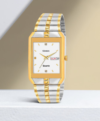 Giomex GM-1474GM01_SG Day & Date Functioning Series Square Dial Analog Watch  - For Men