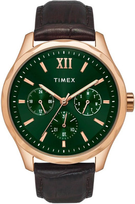 TIMEX Men Green Round Dial Analog Watch - TW0TG7634 Timex Men Green Round Dial Analog Watch Analog Watch  - For Men
