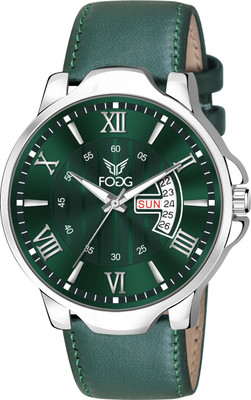 FOGG 1164-Olive Day and Date Display Analog Watch  - For Men