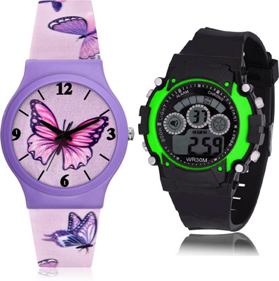 DMAGNATON CM706-B3 Analog-Digital Watch  - For Girls