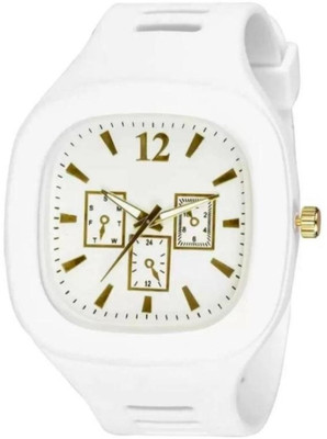 DSS COLLECTION Trendy White Colour Watch for Mens and Boys Analog Watch  - For Men