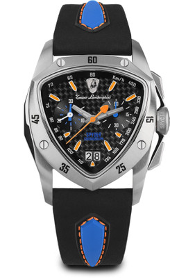Tonino Lamborghini TLF-A13-4 New Spyder Swiss Made Black Dial Analog Watch  - For Men