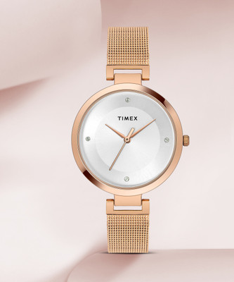TIMEX Silver Dial Analog Watch  - For Women