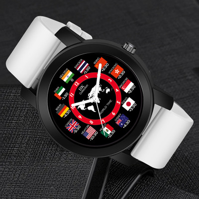 IIK Collection IIK-993M1 Watch for Men Round Numerical Dial with Adjustable Flexible Silicon Strap Analog Watch  - For Men
