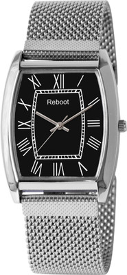 Reboot BBD Special Launch 126Zed Black Roman Figure Dial With Shaffer Adjustable Chain Analog Watch  - For Men