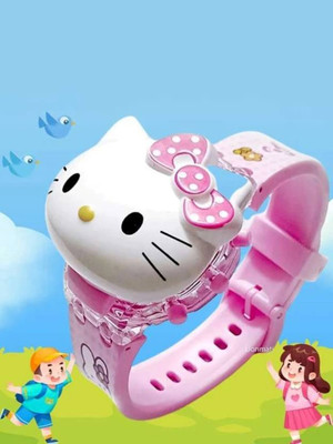 ZEENAZMA Kitty Cartoon Digital Watch Digital Watch  - For Boys & Girls