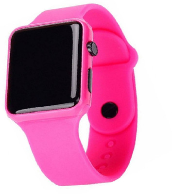 RareEagle Lifestyle Magenta Dial Silicon Strap Electronic Digital Watch  - For Boys