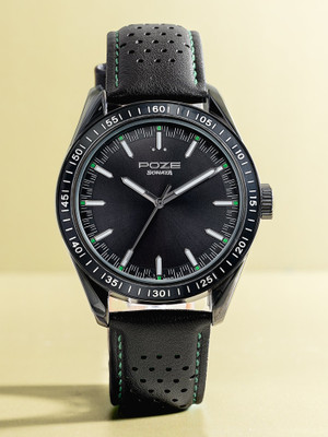 SONATA drop 5 from Poze Sonata Poze Deep Currants Quartz Black Round Dial Men's Watch Analog Watch  - For Men