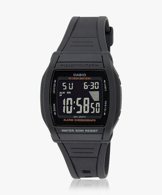 CASIO W-201-1BVDF Youth  Digital Watch  - For Men & Women