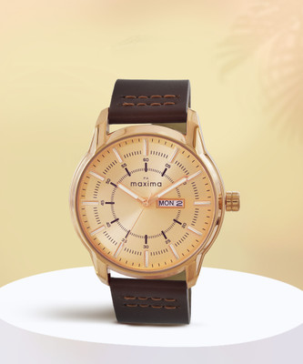 MAXIMA Attivo Attivo Rose Gold Analog Watch  - For Men