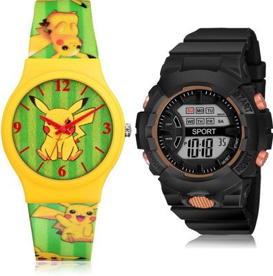TIMOXIDE CM729-DG33 Analog-Digital Watch  - For Boys