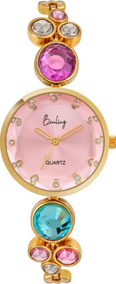 Benling Gems of the Ocean Collection Coral Mist Women's Quartz Watch - with Sapphire Crystal Glass Analog Watch  - For Women