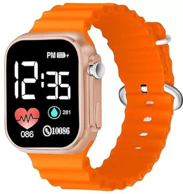 BOYS NEW STYLES KGFL127 ULTRA-ORANGE Digital Watch  - For Boys & Girls