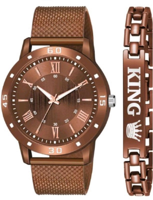 Vtrack New Big & Slim Roman Number Dial & PU Belt Watch For Men & Women Analog Watch  - For Men & Women