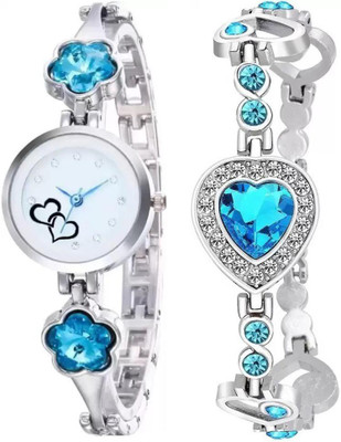 FEELKART F-N DIAMOND BRACELET SERIES COMBO PACK- Analog Watch  - For Girls