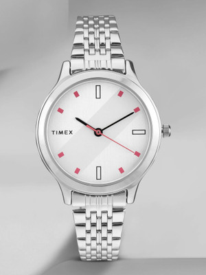 TIMEX Silver Dial Analog Watch  - For Women