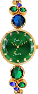 Benling Gems of the Ocean Collection Green Oasis Women's Quartz Watch - with Sapphire Crystal Glass Analog Watch  - For Women